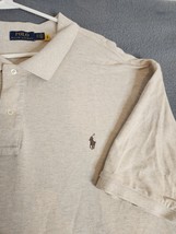 Polo Ralph Lauren Shirt Men 4XB Tan Golf Preppy Flesh Pony Logo Business... - $24.70