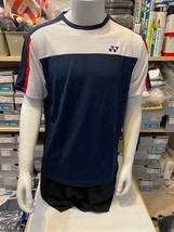 YONEX Men&#39;s Badminton T-Shirts Sports Top Apparel Navy [100/US:S] NWT 20... - $29.08