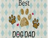 Happy Father’s Day Garden Flag 3x5ft Banner Polyester  Dog Dad Print Lov... - $15.99