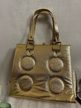 Vintage gold purse by Trio 11” x 10” - $24.75