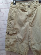 Urban Pipeline men&#39;s 29 Khaki cargo shorts tan cotton classic length - £11.66 GBP