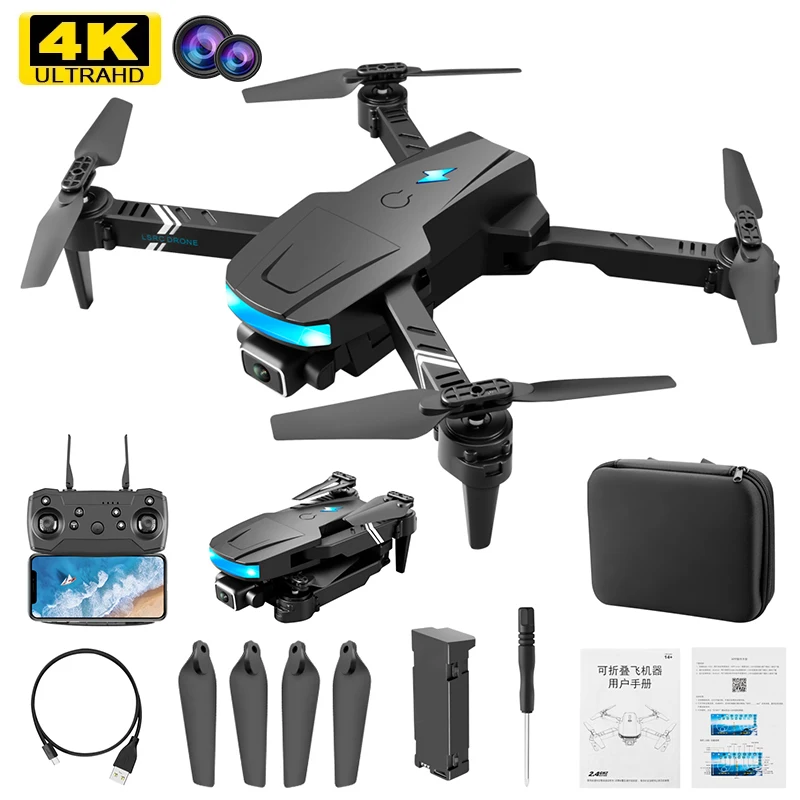 RC Drone 4K HD WIFI FPV Dual Camera With Wide Angle Quadcopter  Air Pressure - £34.52 GBP