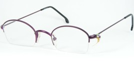 PROKSCH&#39;S M-6 32 PURPLE EYEGLASSES GLASSES METAL HALF RIM FRAME M6 43-19... - $1,453.06 MXN