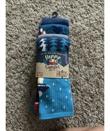 Happy Camper 4 Pair Of Hiking Socks Outdoors Fits Size 6-12 Unisex - $17.99