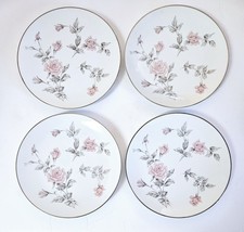 Lot 4 Vintage 1950&#39;s  Nortake China Japan Roseglen 5601 Salad Plates 8.25&quot; - £37.54 GBP