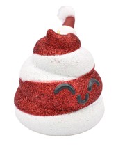 Hallmark Ornament 2021 Crappy Christmas! Pile of Poo Poop Emoji Jingle Bells - £23.80 GBP