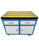 35.4&quot;*23.6&quot; Movable T-slot Workbench with Drawers for Tapping Machine Se... - £534.76 GBP