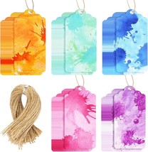Koogel 135PCS Paper Gift Tags, Unique Hanging Tags with Strings 4x2inch ... - $9.79