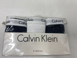 Calvin Klein Women&#39;s Carousel Logo Cotton Stretch Bikini Panties 3 Pack ... - $19.30