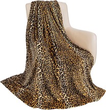 Macevia Flannel Fleece Throw Blanket For Couch Leopard Print, 50X60Inches). - $33.98