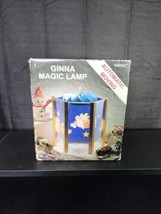 Ginna Magic Lamp Moving Lights Flying Santa Claus Scene Vintage NEW SEAL... - £35.96 GBP