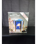 Ginna Magic Lamp Moving Lights Flying Santa Claus Scene Vintage NEW SEALED night