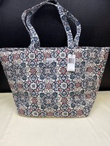 Vera Bradley Lisbon Medallion Women&#39;s Grand Tote Blue Multicolor SKU 6126 - $38.97