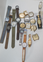 Lot of 19 Vintage TIMEX&#39;&#39; Mens and womens Estate finds not running Sold as is - £38.84 GBP