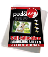 Pack of 24, Self-Adhesive Laminating Sheets, Clear Letter Size (9 X 12 I... - £11.05 GBP
