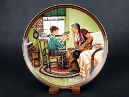 Vintage Plate, &quot;The Inventor And The Judge&quot; Rockwell&#39;s The Ones We Love, #PLT48B - £5.38 GBP
