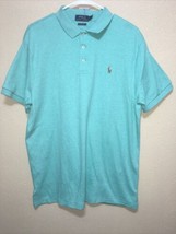 Polo Ralph Lauren Men’s Polo Shirt Custom Slim Fit GREEN SZ M $98.50 - £71.64 GBP