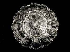 Anchor Hocking Deviled Egg Relish Tray, Pattern 896, Ribbed, Scalloped Orb Weave - £19.23 GBP