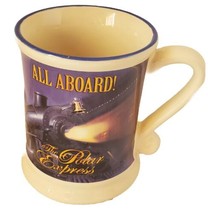 The Polar Express 12oz Believe 3D Ceramic Hot Chocolate Mug All Aboard Train  - £9.30 GBP