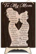 Mother&#39;s Day Gifts for Mom from Daughter, To My Mom Plaque, Gifts for Mom from D - £28.83 GBP