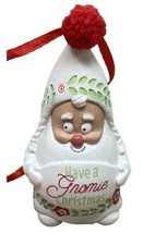 Snow Gnomes Have a Gnomie Christmas Ornament by Dept 56 Snowopinons 3 in Boxed - £7.86 GBP