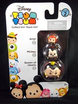 Disney Tsum Tsum 3 pack Series 2 Queen of Hearts Mickey Ariel #31 - $7.95