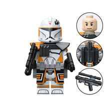 212 Clone Trooper Star Wars Minifigure with Dual Guns and Tactical Backpack - $3.60