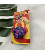 Vintage Magna Gear Y2k Alloy Dual Tone Bike Bell New Purple Blue Suns Metal - $300.87 MXN