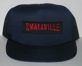 Smallville Name Logo Patch on a Black Baseball Cap Hat NEW - £11.59 GBP