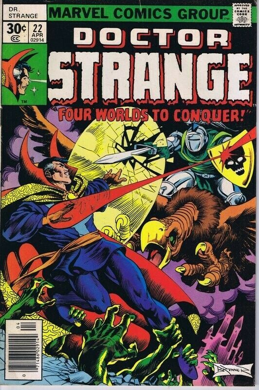 Doctor Strange #22 ORIGINAL Vintage 1977 Marvel Comics - Comic Books ...