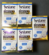 Lot Of 5 Systane COMPLETE PF TWIN PACKS Eye Drops EXP. 8/25 &amp; 1/26 - £53.74 GBP
