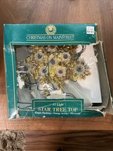 Christmas On Mainstreet 11 Light Star Tree Top Single Flashing in Box Broken - £3.73 GBP