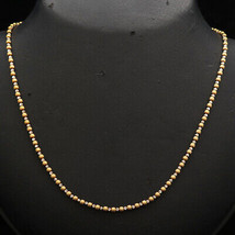 22 k Stamp Solid Gold 7&quot; Cable Chain Maternal mother Gift Free Shipping Jewelry - £2,238.94 GBP