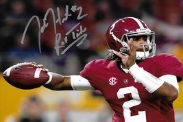 Jalen Hurts Signed Photo 8X10 Rp Autographed Alabama Crimson Tide Football !! - £15.97 GBP