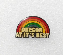 Oregon Lapel Hat Pin - Oregon At It&#39;s Best Rainbow - £7.85 GBP