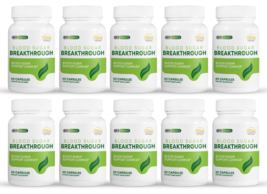 10 Pack Blood Sugar Breakthrough, blood sugar support-60 Capsules x10 - £216.83 GBP