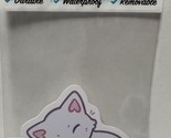 Fluffy Cat , Vinyl Decal Sticker, waterproof durable removal 2 inches - $2.96