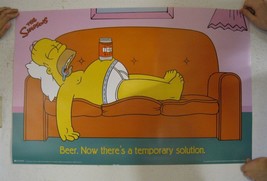 the Simpsons Poster Homer On the Couch Commercial - £21.03 GBP