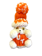 Plush UT Tennessee Vols Dog Mascot 4 Inches Stuffed Animal Crocheted Kni... - $12.97