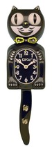 Limited Edition Cat Tale Kit-Cat Klock Swarovski Hand Crafted Jeweled Clock - $149.95