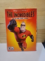 The Incredibles PC-CD ROM Print Studio Disney Pixar New Factory Sealed 1998 - £4.78 GBP