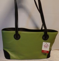 Piel Leather &quot;The Leader In Naked Leather&quot; Apple Tote W Bonus NWT Retail... - £71.05 GBP