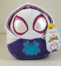 Kellytoy Squishmallow 5&quot; Marvel Ghost-Spider (Spider-Man) Plush NWT - £18.59 GBP