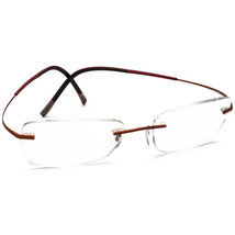 Silhouette Eyeglasses 4248 40 6052 7581 Titan Brown Rimless Austria 51[]17 145 - £220.32 GBP