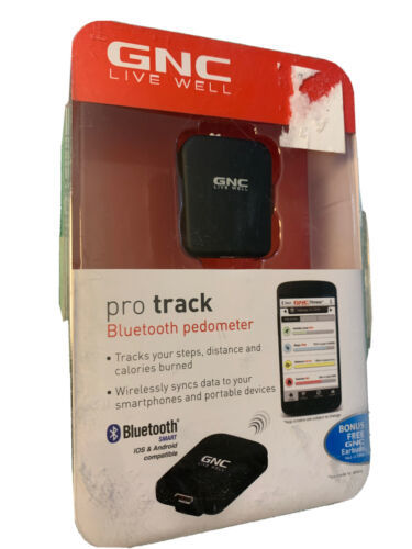 GNC Pro Track Bluetooth Black Pedometer GP-5560-BLK - $6.81