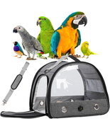 Bird Carrier Transparent Window Small Bird Cage Portable Assembly Bird C... - £20.40 GBP