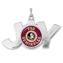 62009 Florida State Seminoles FSU JOY with Round Logo Christmas Ornament - £12.22 GBP