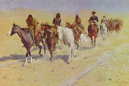 Pony Tracks in the Buffalo Trails Frederic Remington Giclee Print + Ships Free - £31.66 GBP+