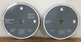 Set Pair 2 2005 Mac OS 9 PowerBook G4 12-Inch OS X Install Discs Version... - £786.62 GBP