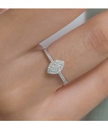 14k Solid Gold Marquise Shape Engagement Ring For Women Delicate Women R... - $635.12 CAD